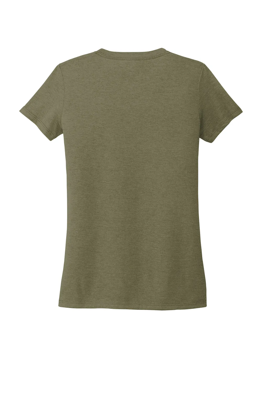Allmade Womens Short Sleeve V-Neck T-Shirt - Olive You Green