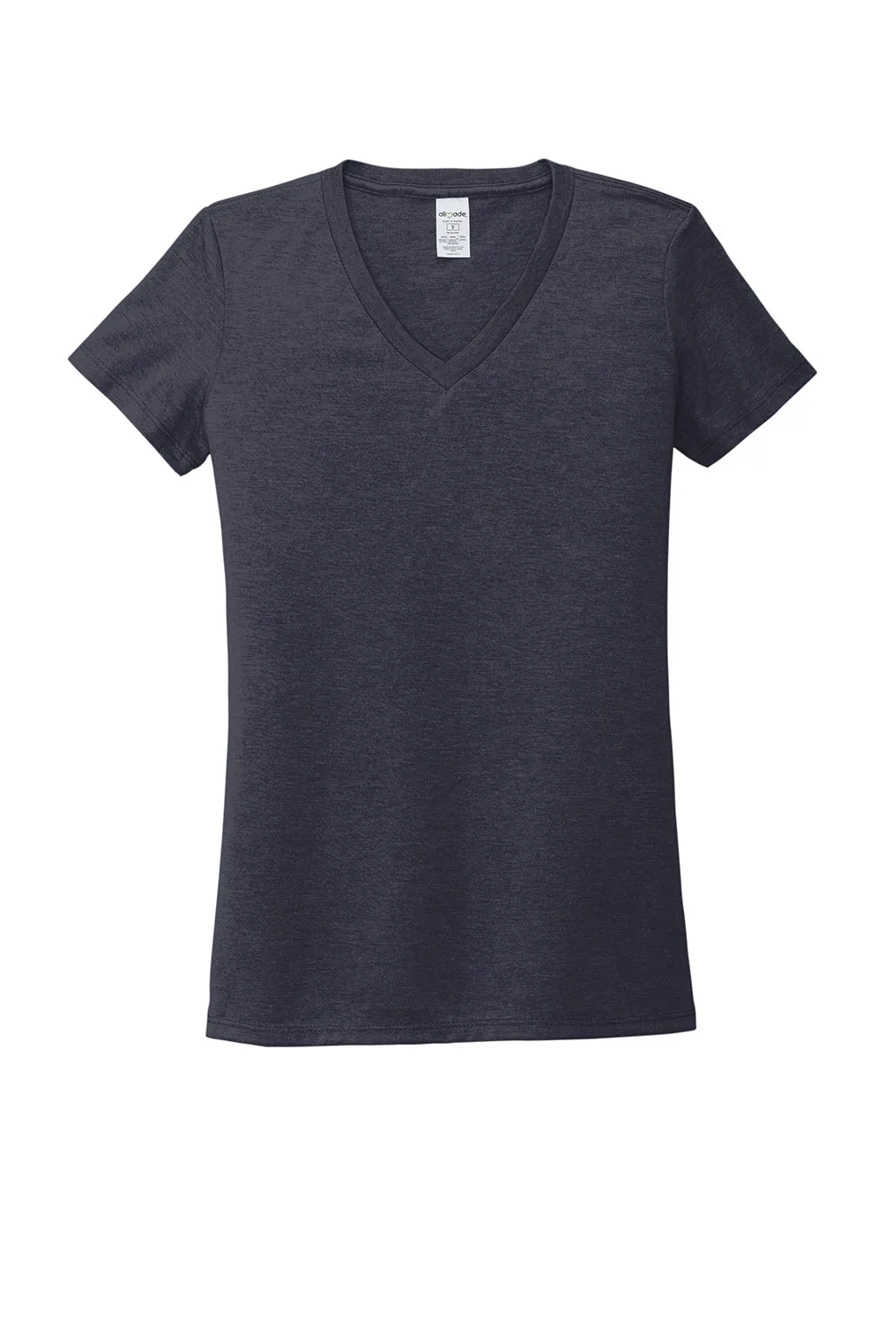 Allmade Womens Short Sleeve V-Neck T-Shirt - Rebel Blue