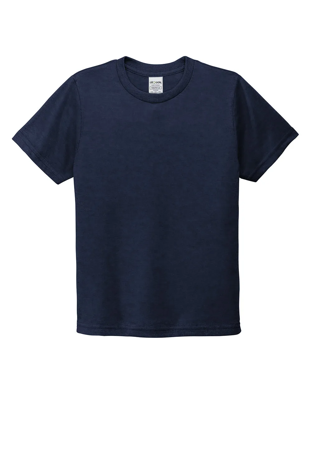 Allmade Youth Short Sleeve Crewneck T-Shirt - Night Sky Navy Blue
