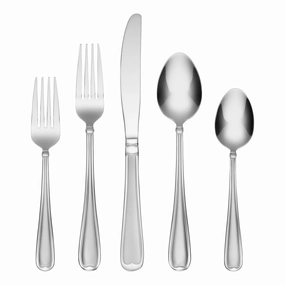 Allure Sand 45 Piece Flatware Set with Caddy