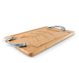Aluminum Antler Handled Carving Board toilet seat cover, slow close seat