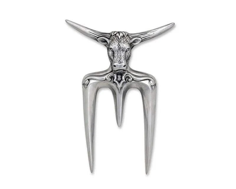 Aluminum Longhorn Carving Fork