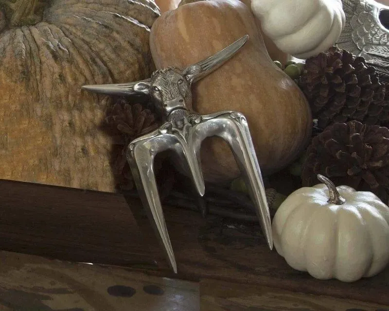 Aluminum Longhorn Carving Fork