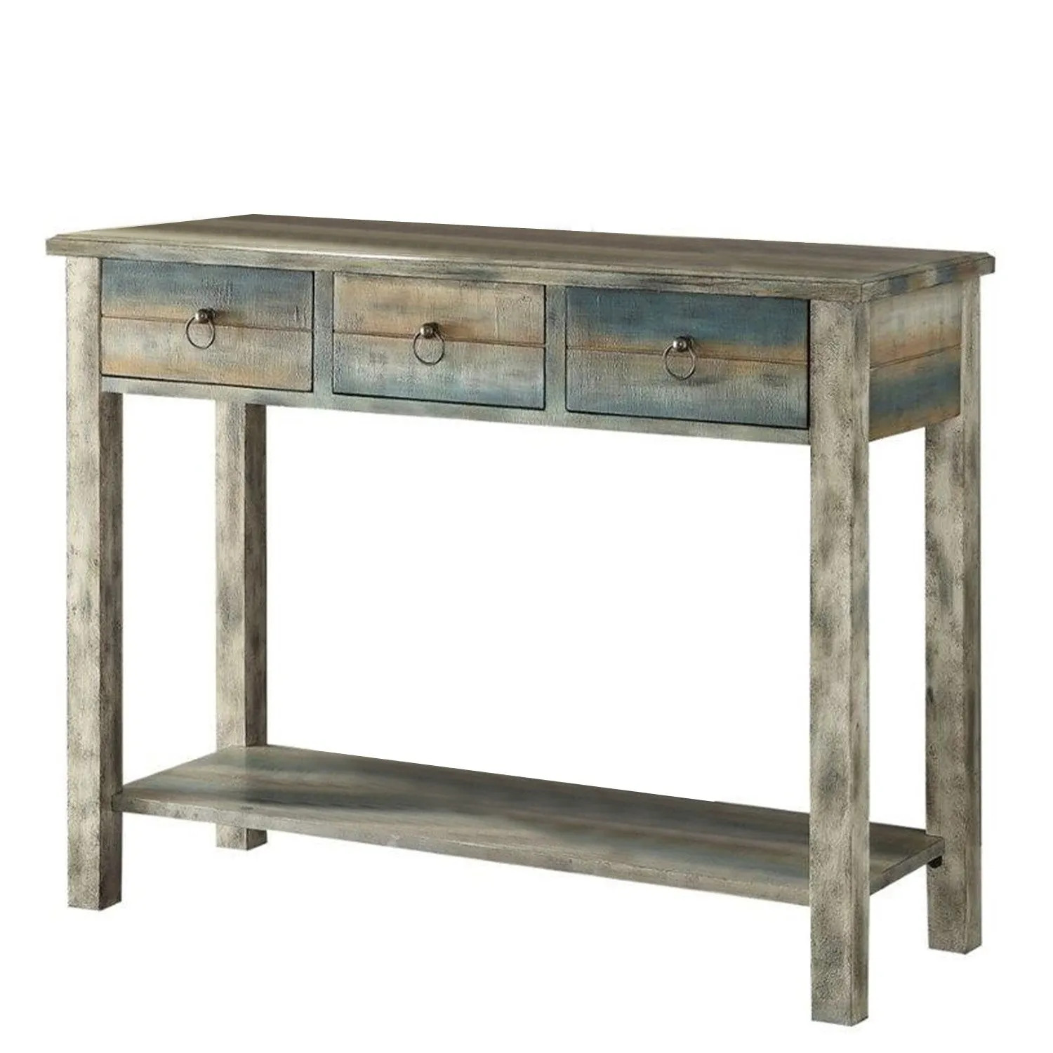 Antiqued Console Table