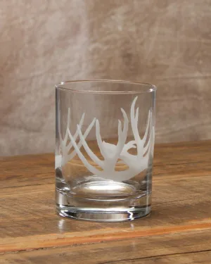 Antler Whiskey Glasses toilet seat cover, slow close seat