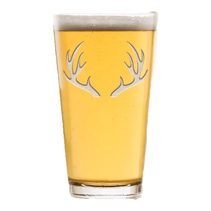 Antlers Sand Carved Pint Glasses toilet seat cover, slow close seat