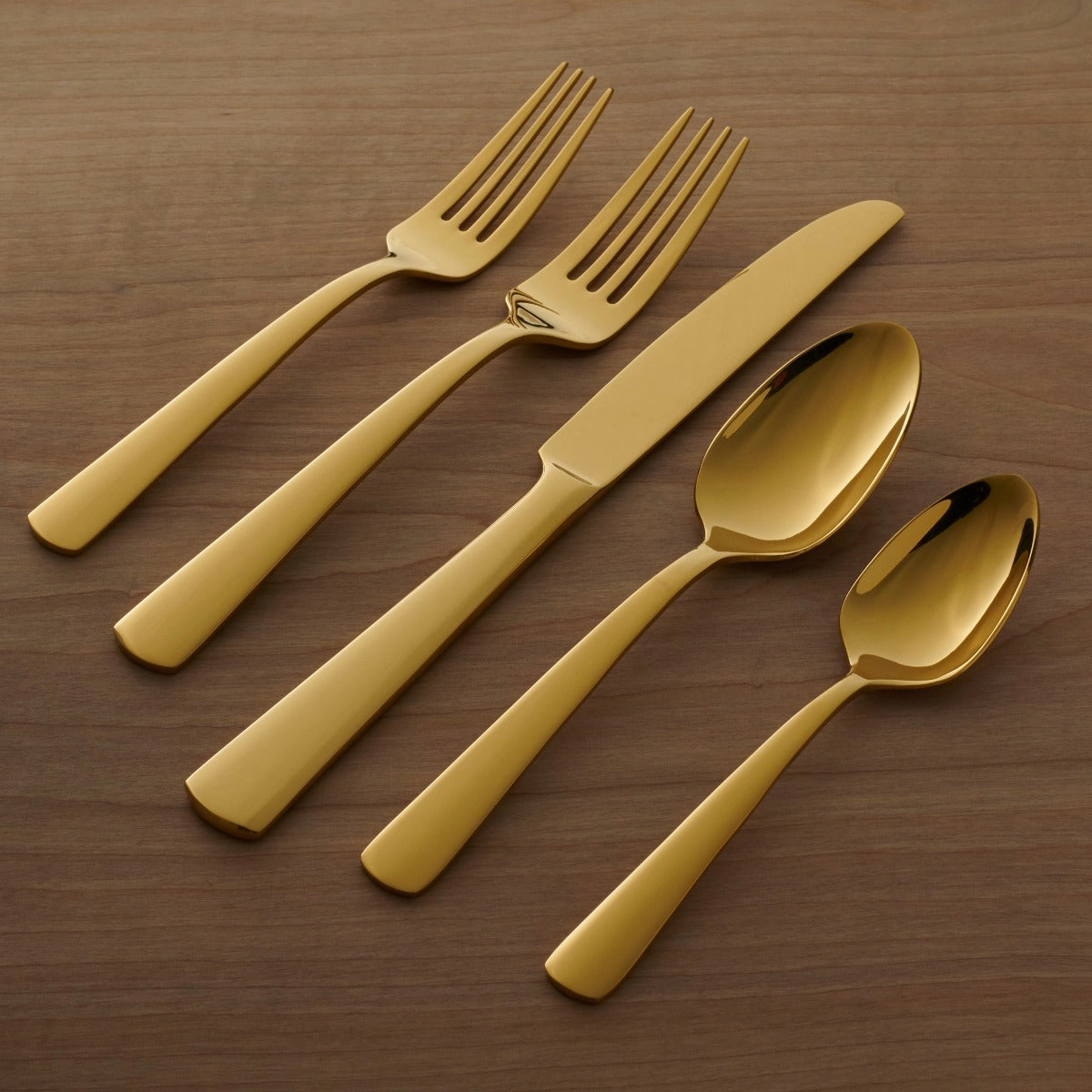 Aptitude Gold 20 Piece Flatware Set