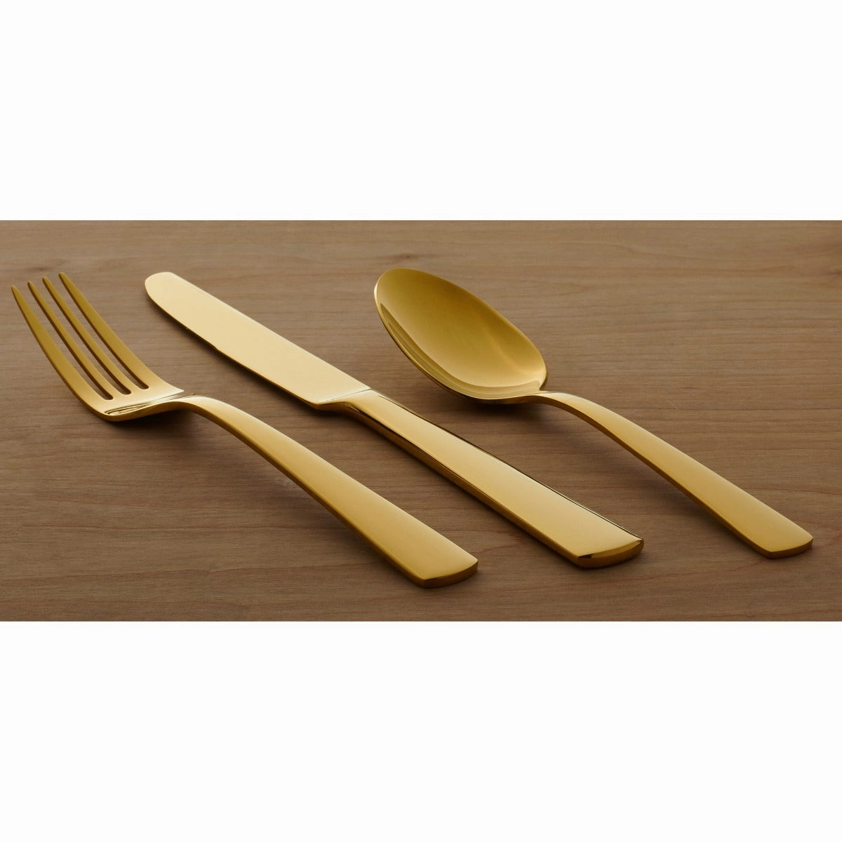 Aptitude Gold Mirror 23 Piece Flatware Set