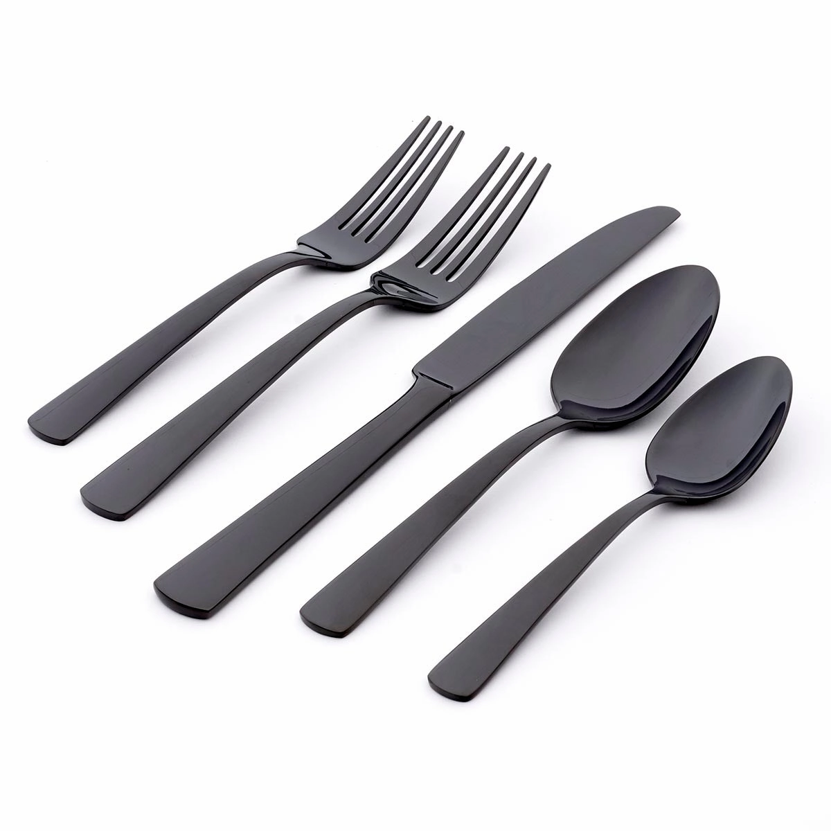 Aptitude Midnight Mirror 23 Piece Flatware Set