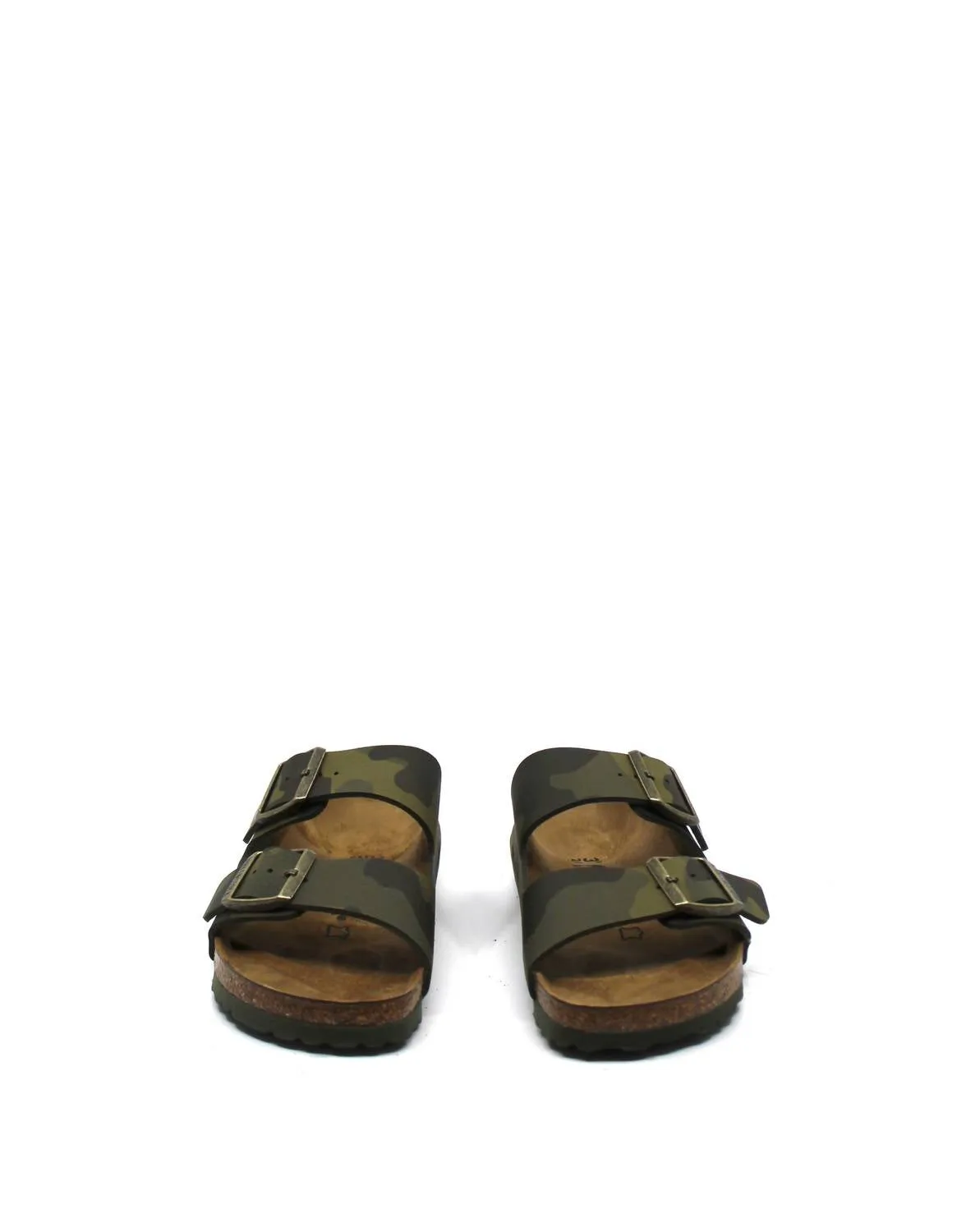 Arizona Birko-Flor Sandal (Narrow) In Camo Desert Khaki