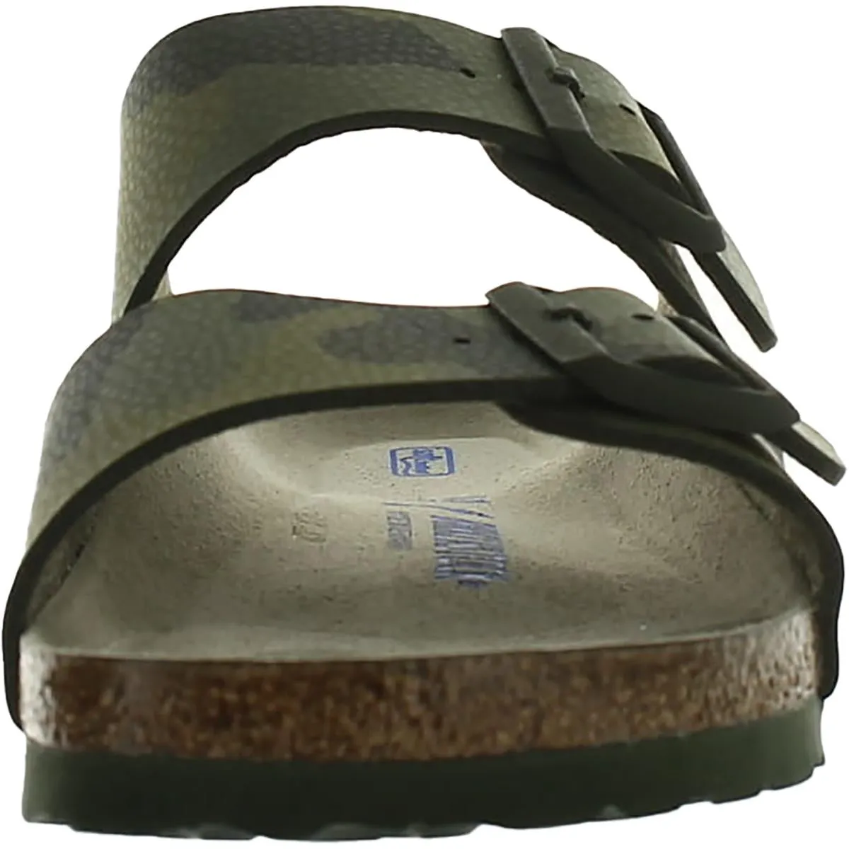 Arizona BS Womens Leather Footbed Slide Sandals