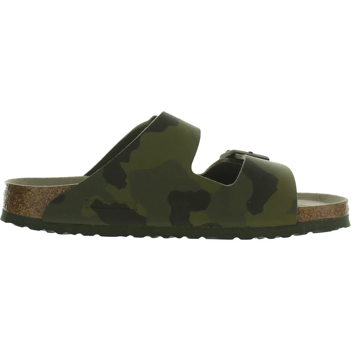 Arizona BS Womens Leather Footbed Slide Sandals