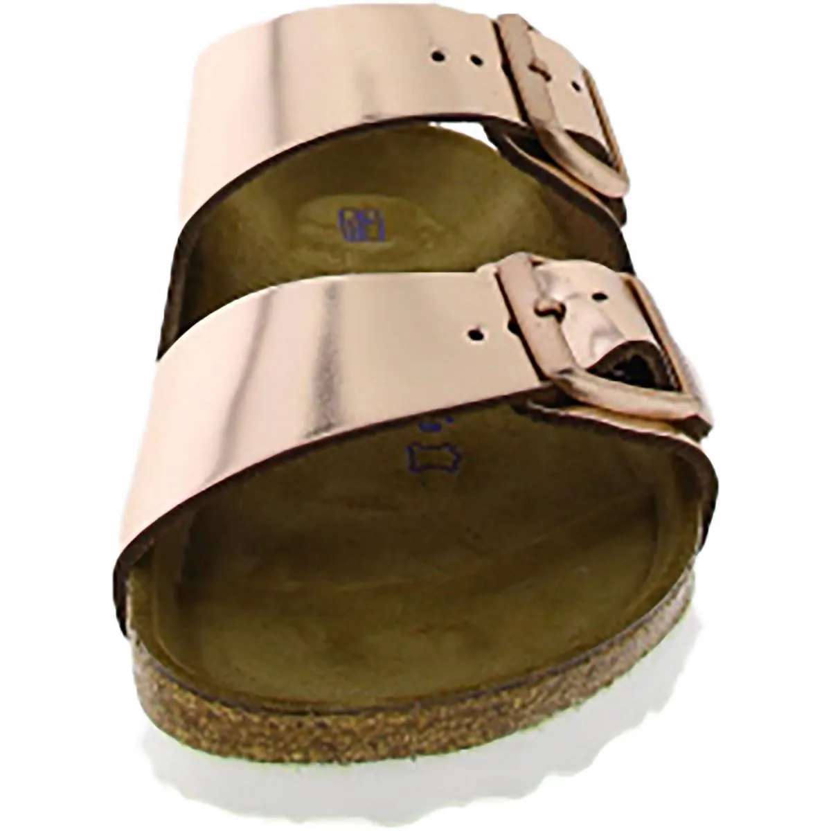 Arizona Bs Womens Leather Slides Flatform Sandals