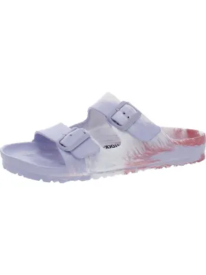Arizona EVA Womens Tie-Dye Buckle Slide Sandals