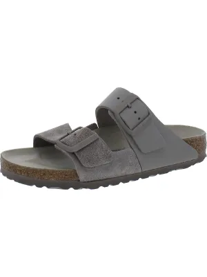 Arizona Split Womens Suede Cork Slide Sandals