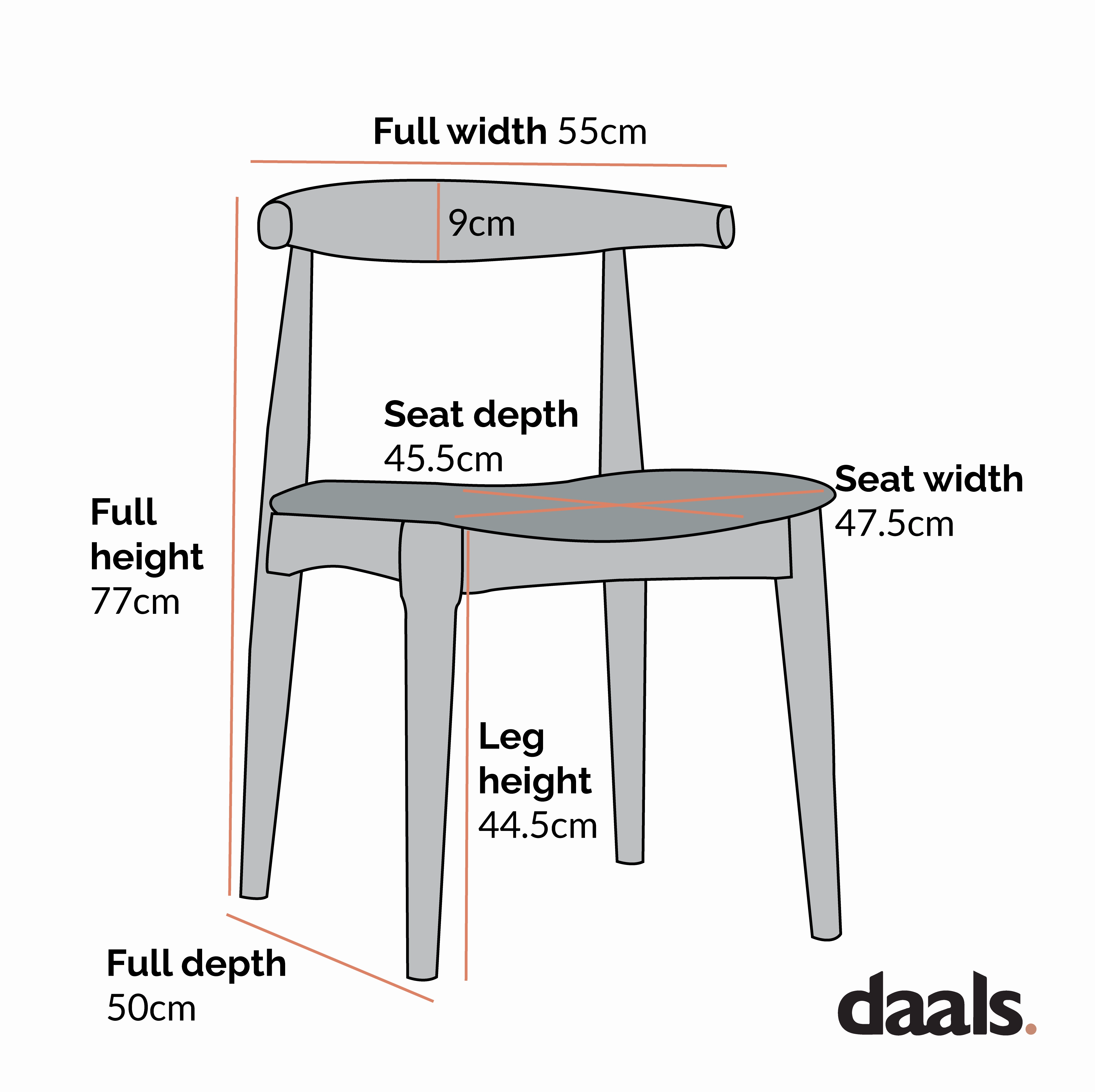 Arley Set of 2 Beech Wood Dining Chairs, Light Walnut and Olive Green