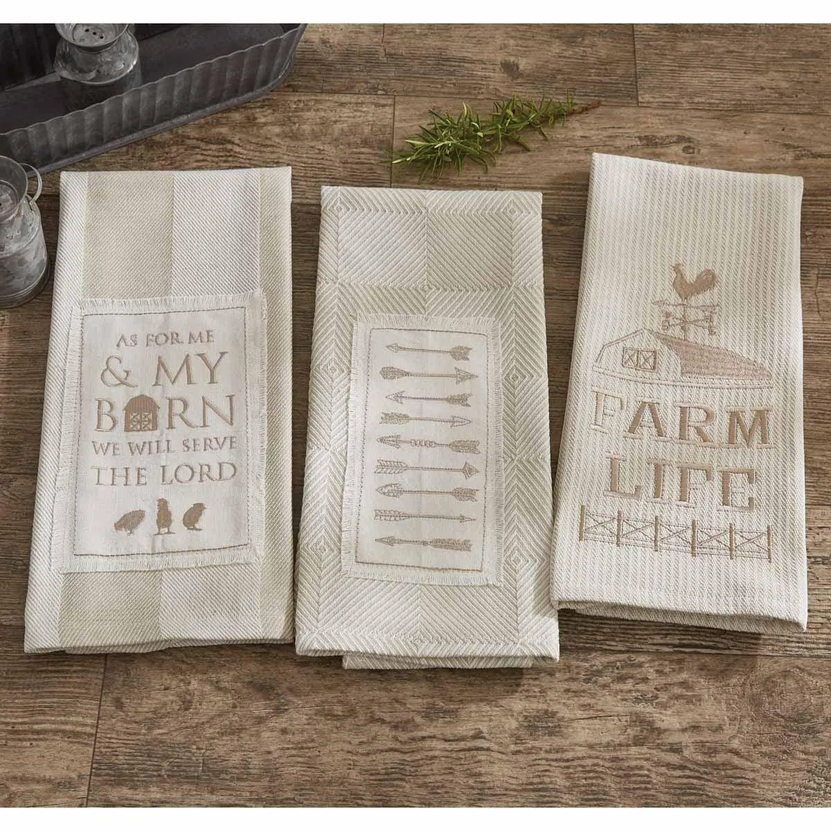 Arrow Patch Dishtowel Set