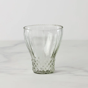 Artisan-Crafted Ruffled Bell Glass