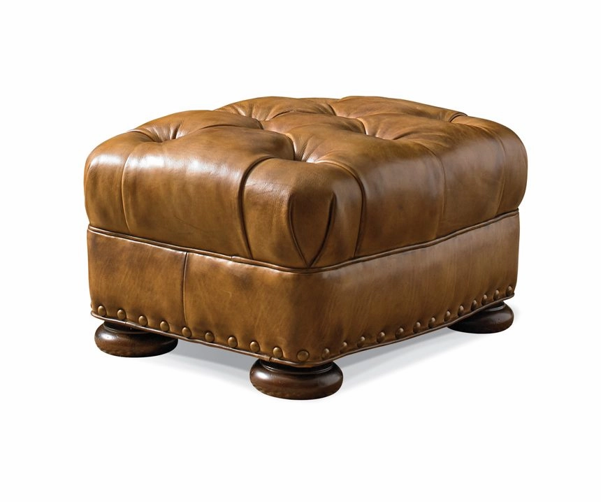 Artisan Leather Tufted Chair / Ottoman