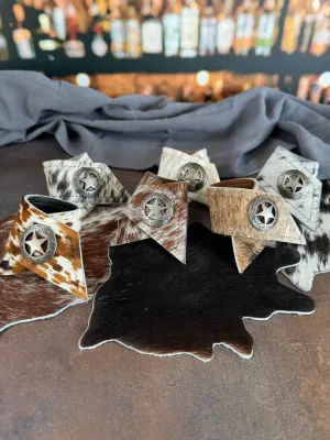 Assorted Cowhide Napkin Rings toilet seat cover, slow close seat