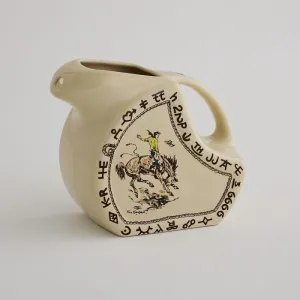 At The Ranch Cowboy & Brands Pitcher toilet seat cover, slow close seat