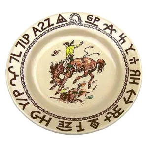 At The Ranch Cowboys & Brands Dessert Plates toilet seat cover, slow close seat