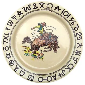 At The Ranch Cowboys & Brands Dinner Plates toilet seat cover, slow close seat