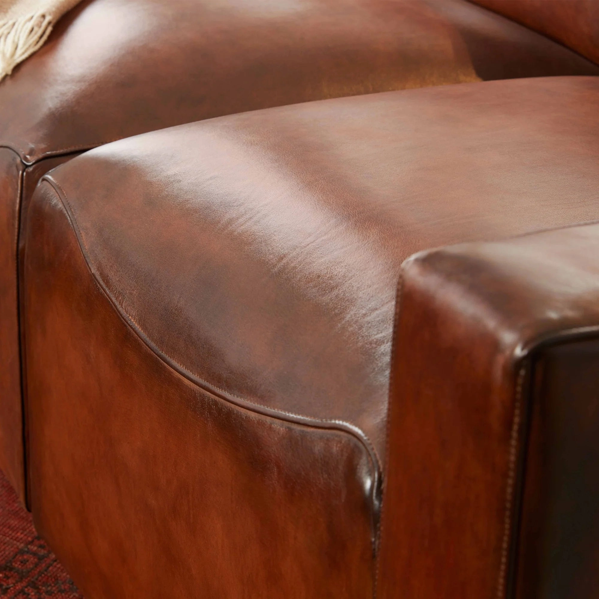Austin Lux Leather Sectional