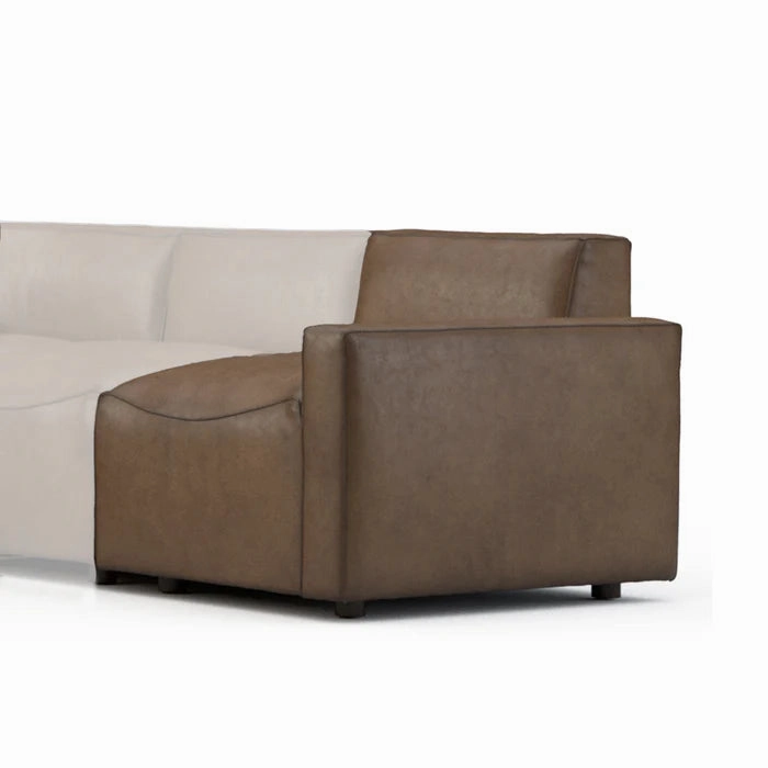 Austin Lux Leather Sectional