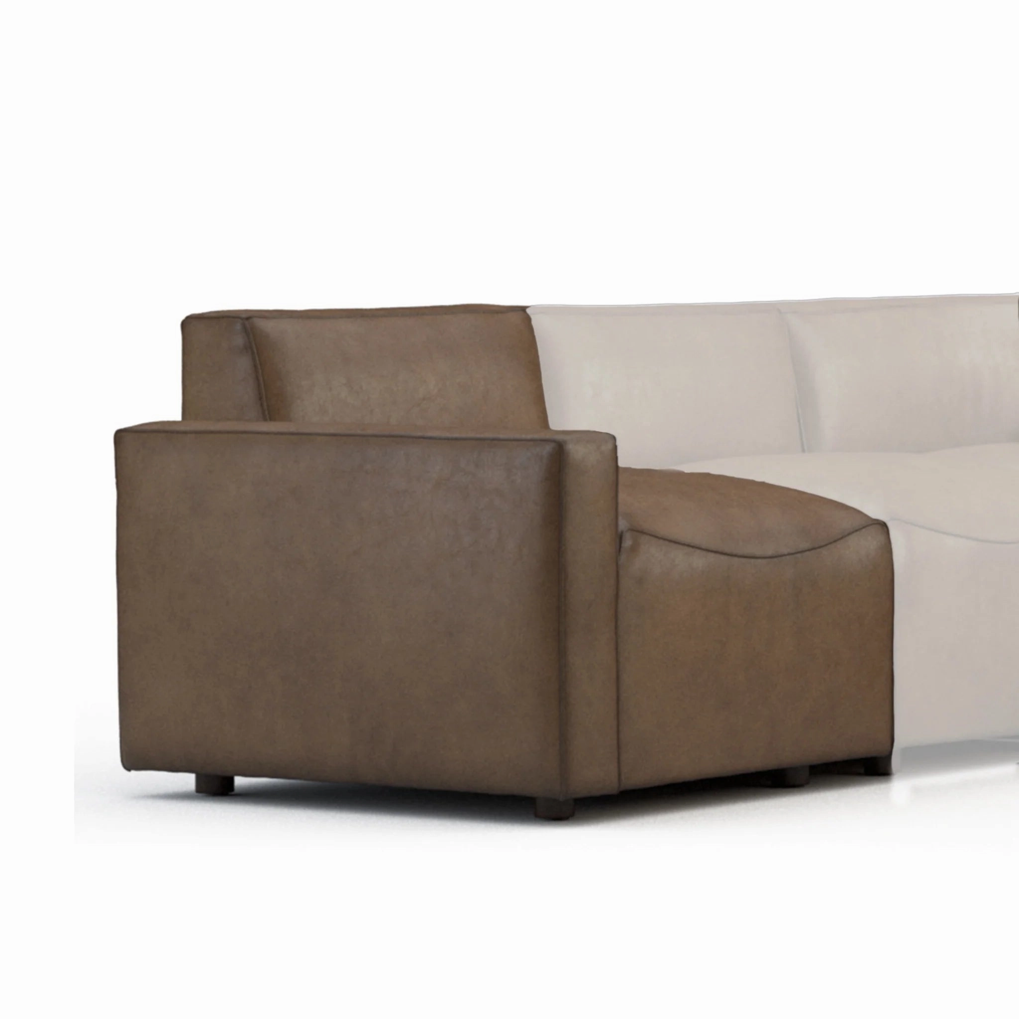 Austin Lux Leather Sectional