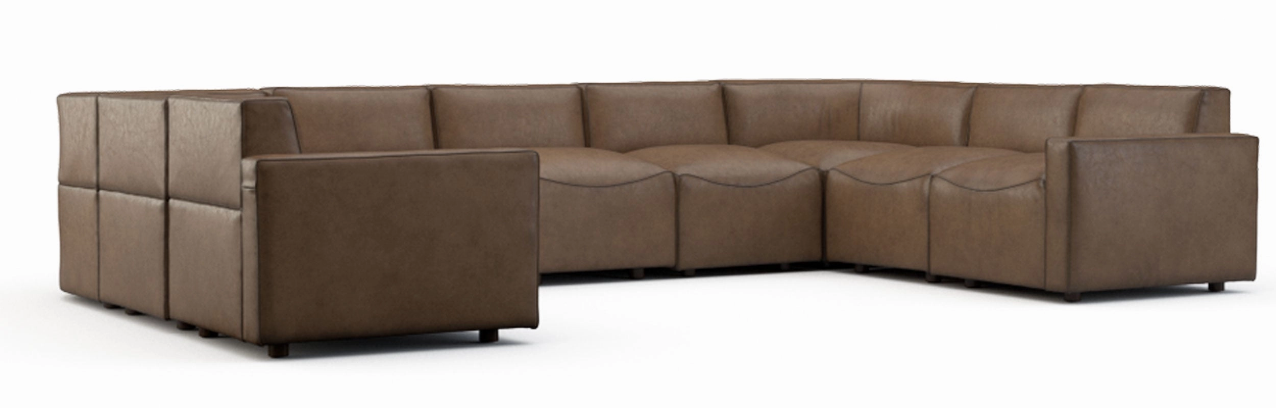Austin Lux Leather Sectional