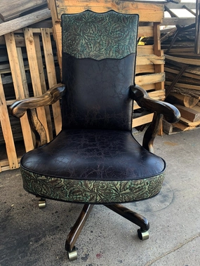 Autumn Turquoise Western Office Chair gaming chair, computer chair
