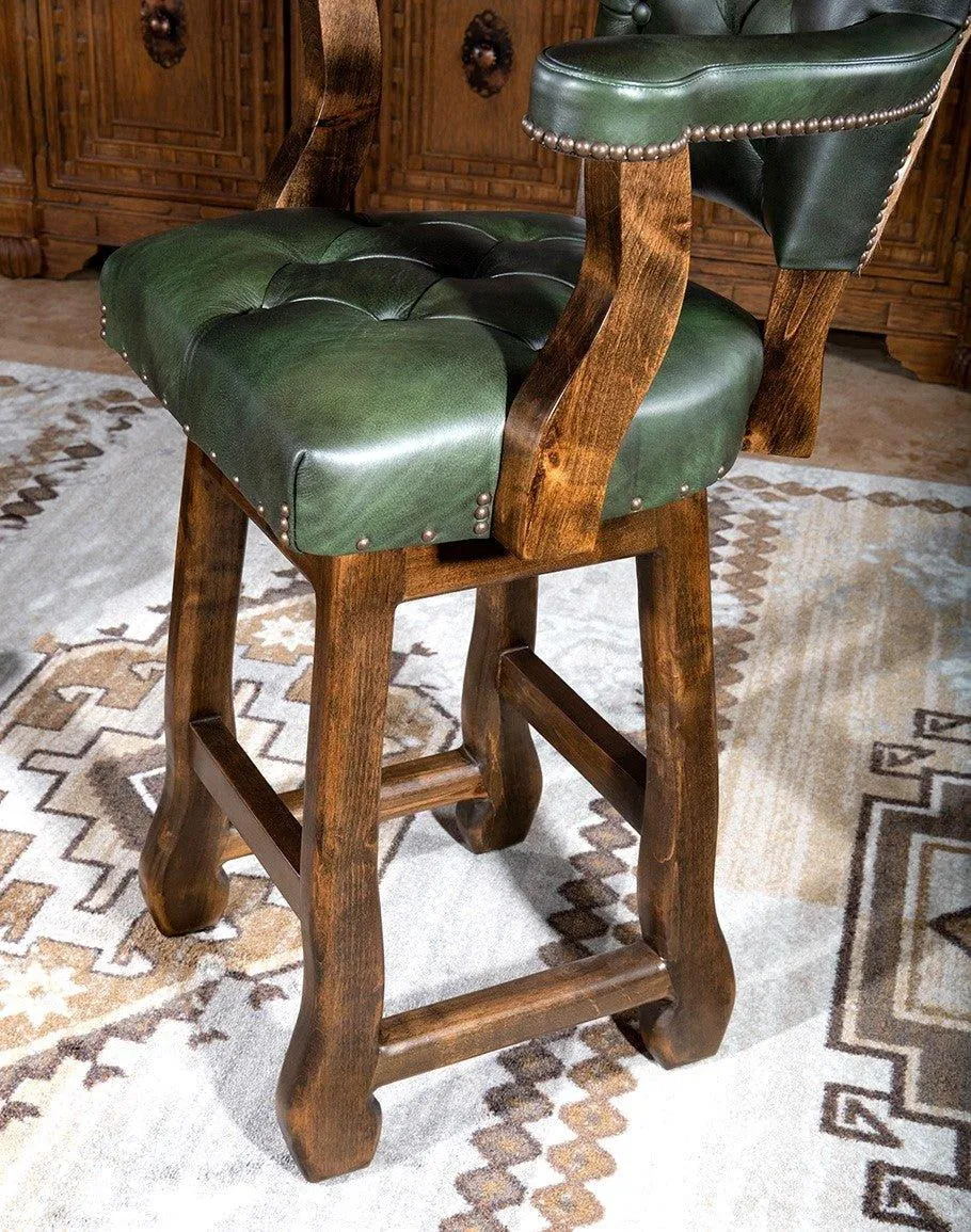 Axis & Olive Swivel Western Bar Chair
