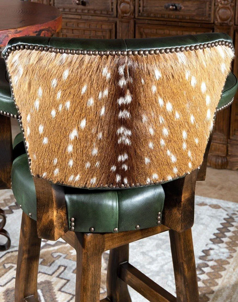 Axis & Olive Swivel Western Bar Chair