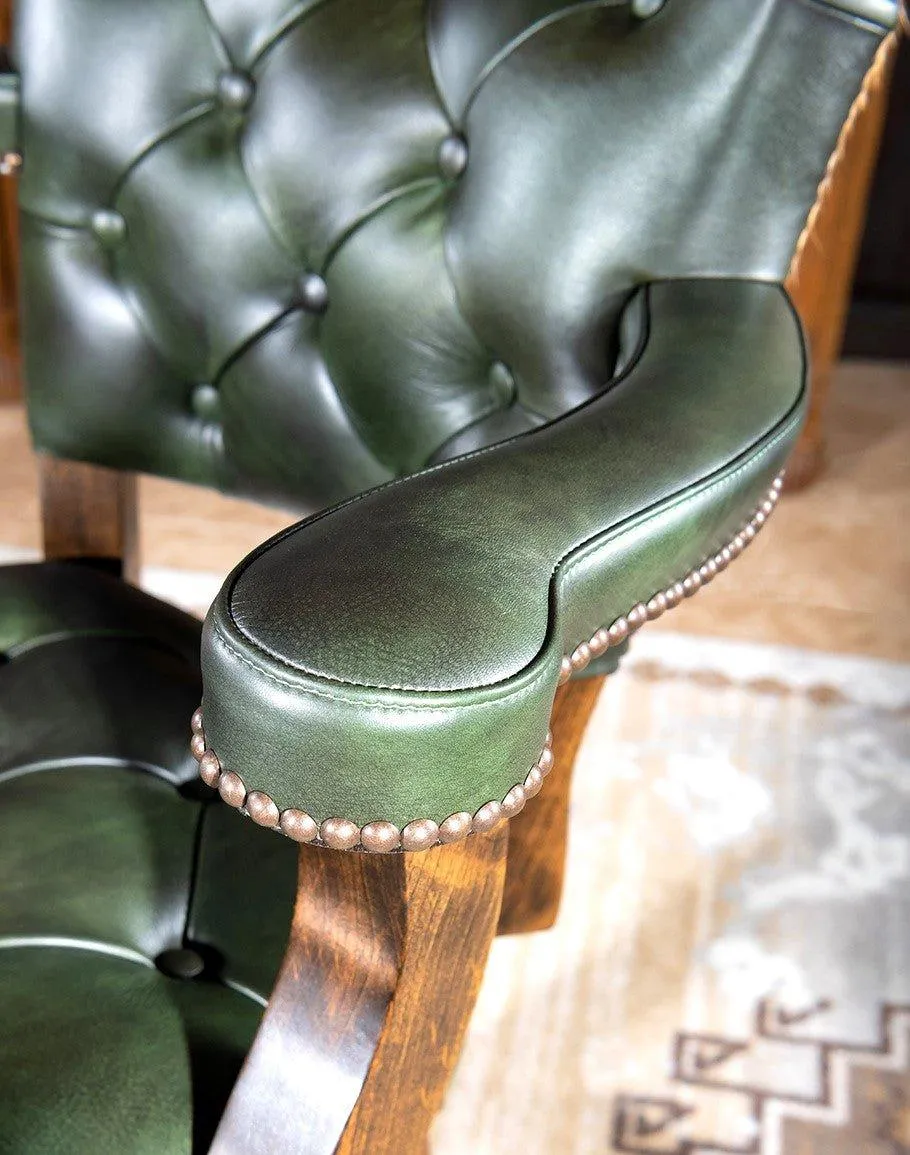 Axis & Olive Swivel Western Bar Chair