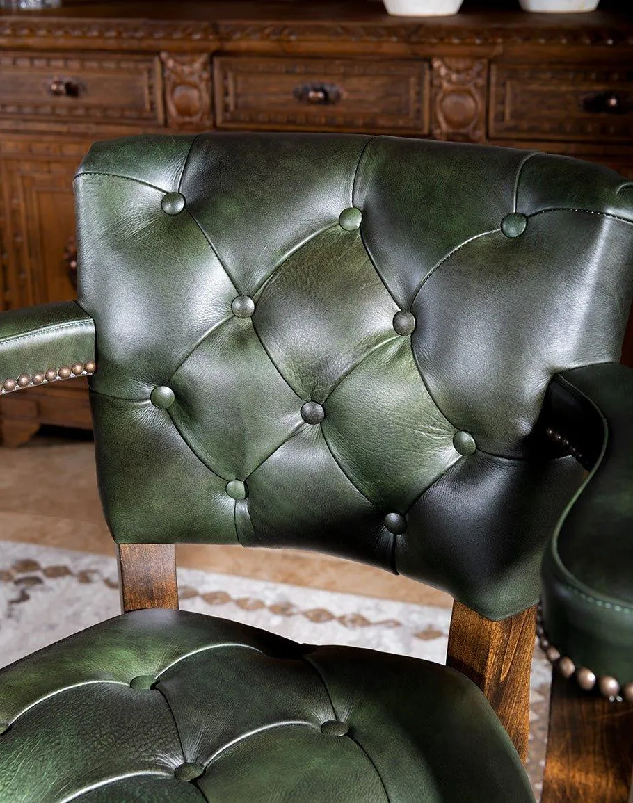 Axis & Olive Swivel Western Bar Chair