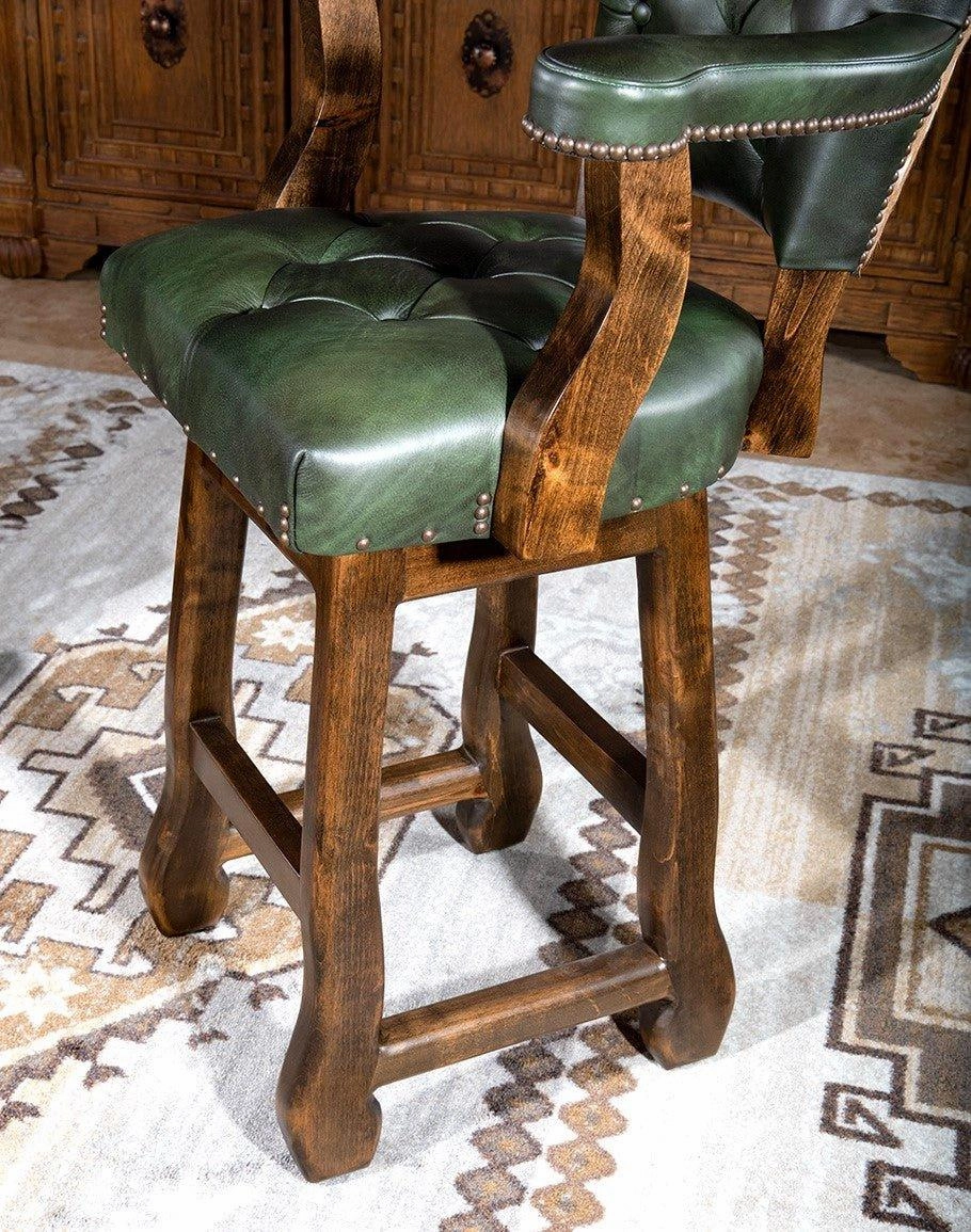 Axis & Olive Swivel Western Bar Chair