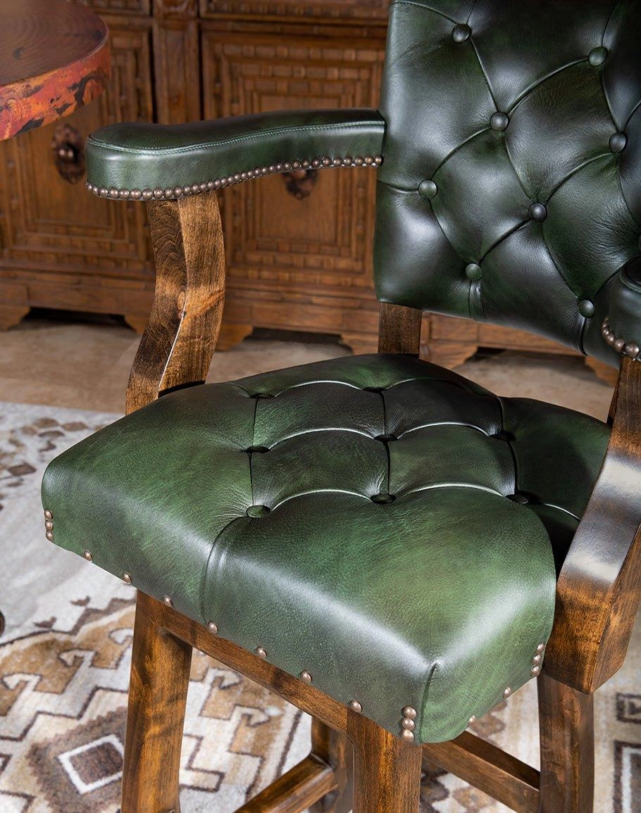 Axis & Olive Swivel Western Bar Chair