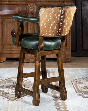 Axis & Olive Swivel Western Bar Chair glassware set, wine glass