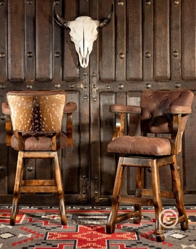 Axis Back Leather Bar Stools w/ Swivel gaming chair, computer chair