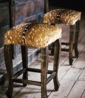 Axis Deer Hide Upholstered Bar Stool gaming chair, computer chair