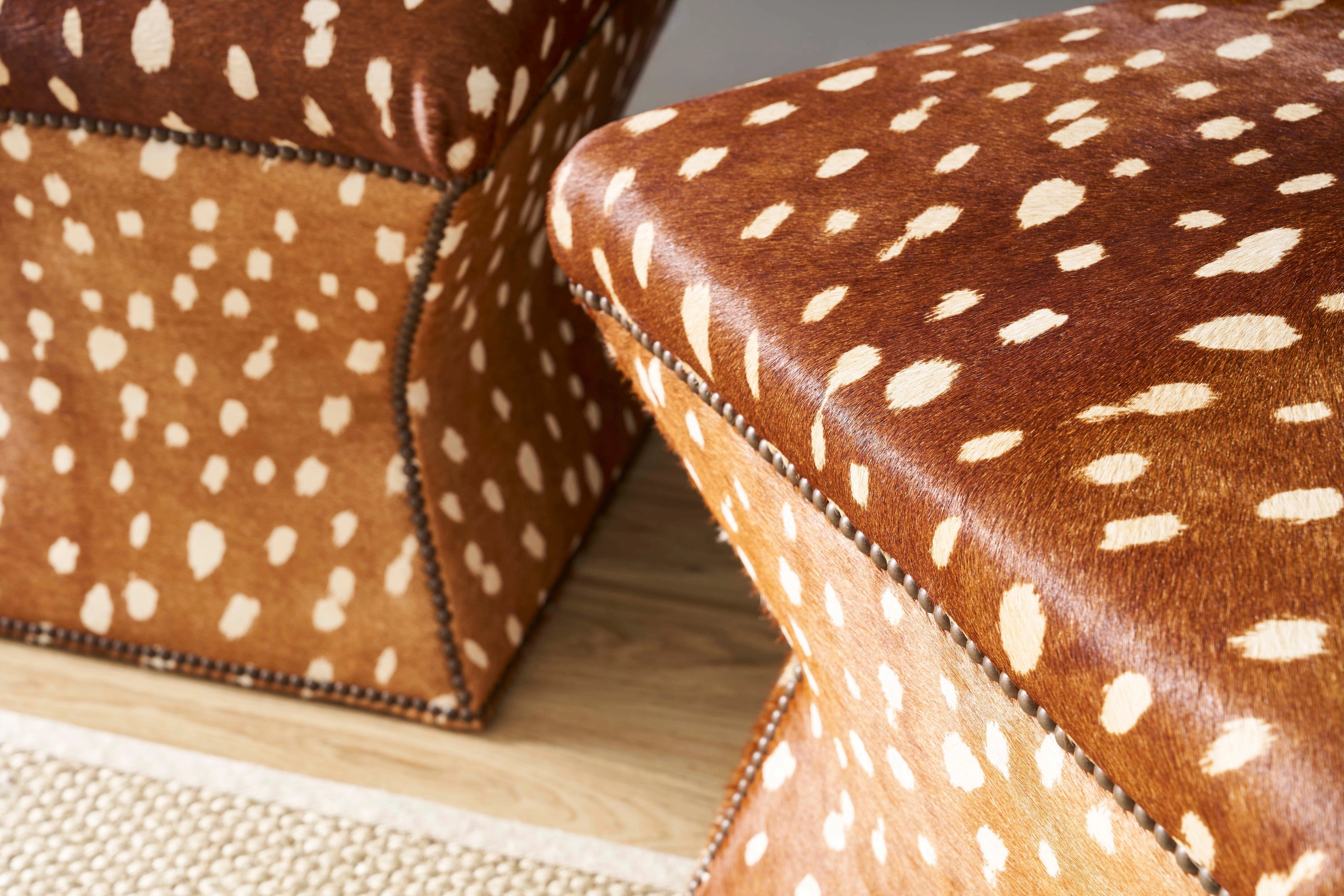 Axis Print Hourglass Stool