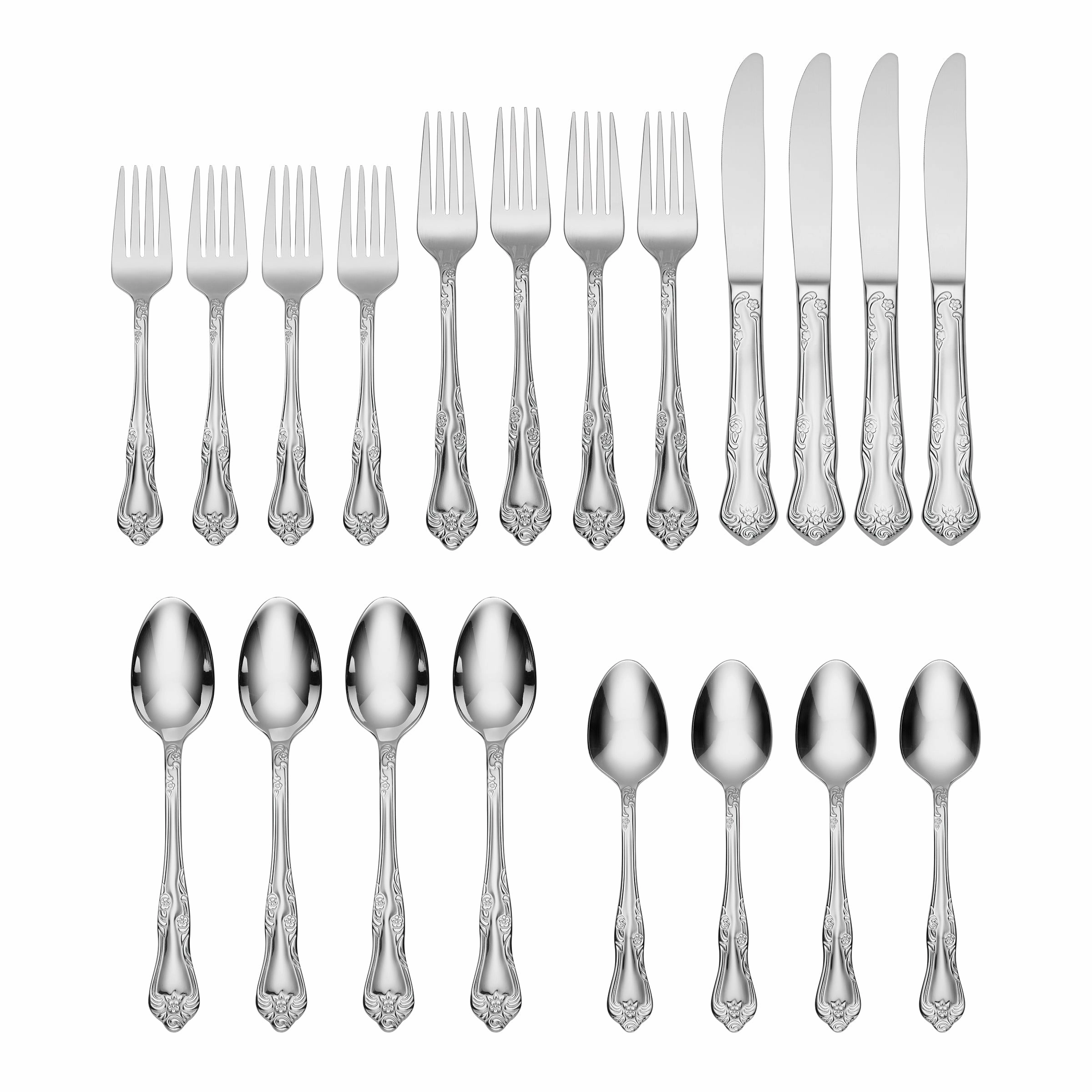 Azalea 20 Piece Flatware Set
