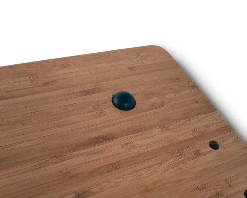 Bamboo Carving Board w/ Pewter Turkey Handles