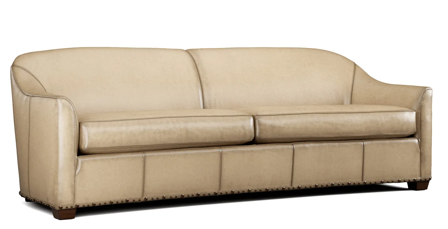 Bana Buff Custom Leather Sofa