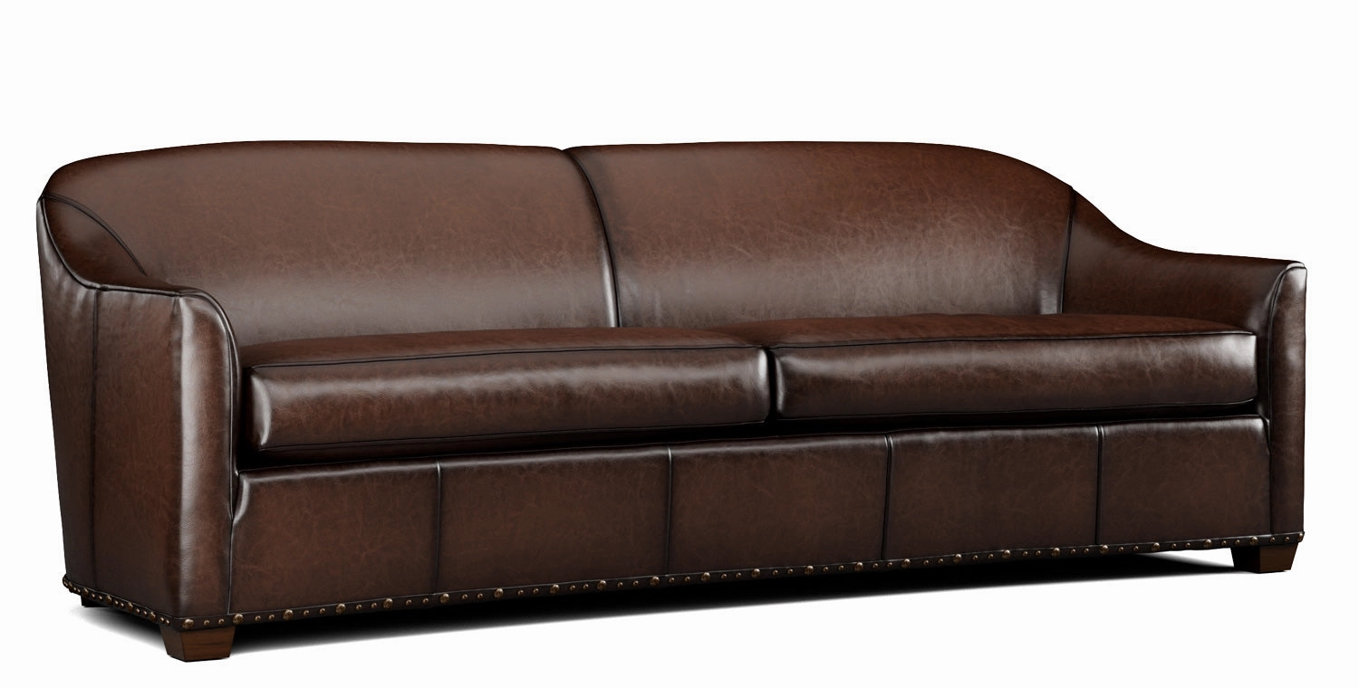 Bana Buff Custom Leather Sofa