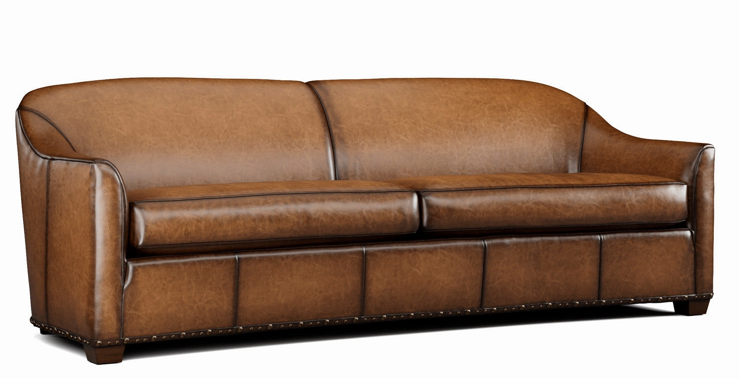 Bana Buff Custom Leather Sofa
