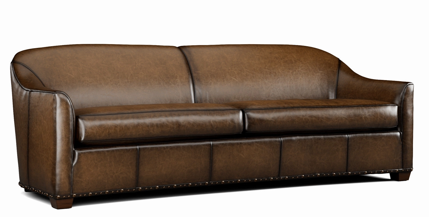Bana Buff Custom Leather Sofa
