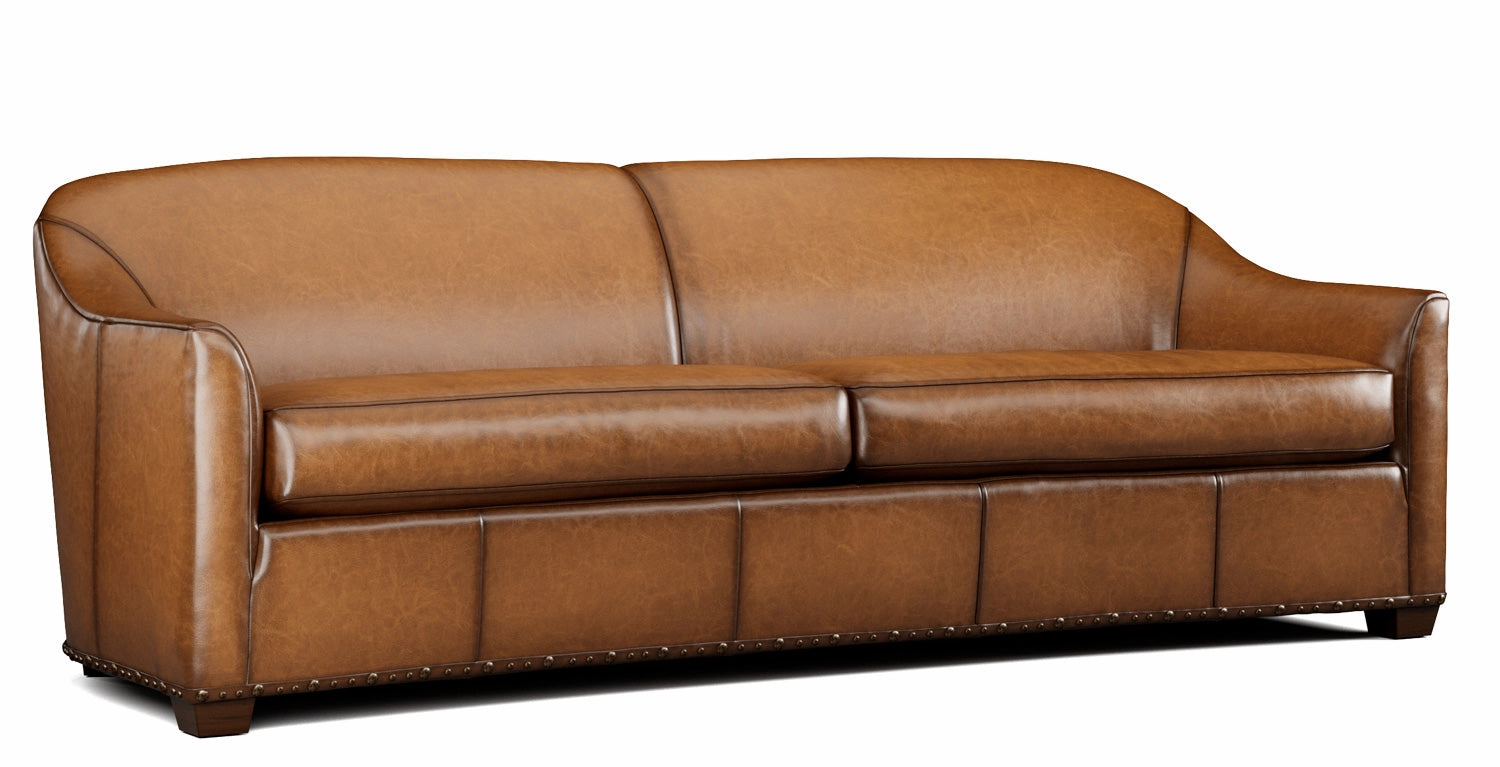 Bana Buff Custom Leather Sofa