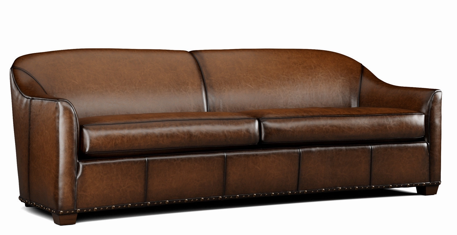 Bana Buff Custom Leather Sofa